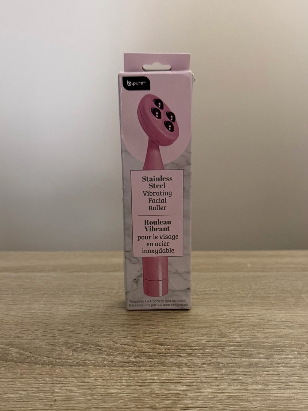 b.pure Vibrating Stainless Steel Facial Roller New